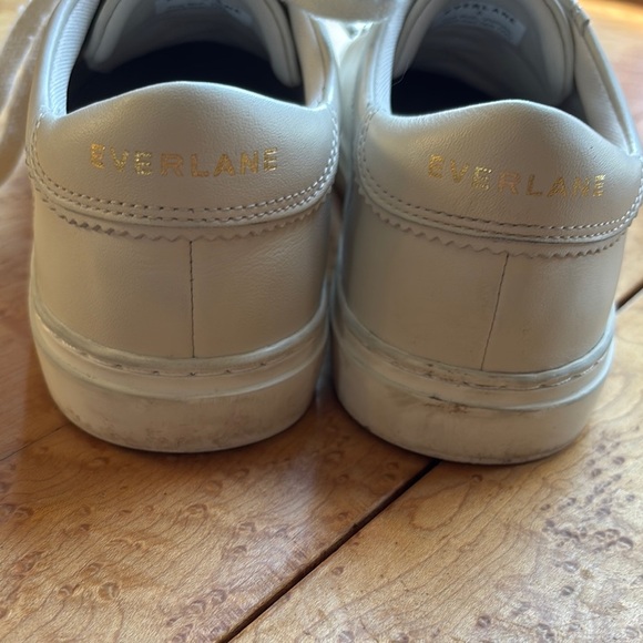 Everlane | White Leather Sneakers | size 6 - Picture 4 of 7